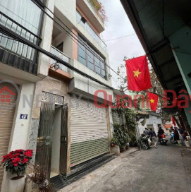 House for sale in Tan Mai alley, corner lot, near Den Lu lake, car access, 46m2 - 6 floors, price 11.95 billion _0