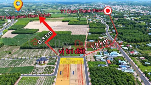 Land near Becamex Industrial Park for only 695 million VND, area from 225-1,000m2, down payment of 225 million VND. _0