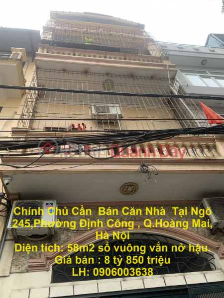 Owner Needs To Sell House In Dinh Cong Ward, Hoang Mai District, Hanoi Sales Listings