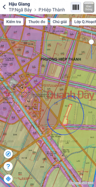 URBAN Land RURAL PRICE, Land Hiep Thanh Ward, Nga Bay City, Vietnam | Sales, đ 6.4 Billion