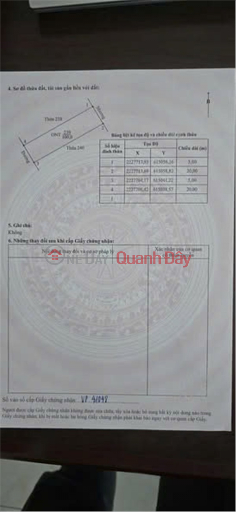 OWNER Needs to Sell a Beautiful Plot of Land on National Highway 10 in An Hoa, Kim Son - Ninh Binh _0