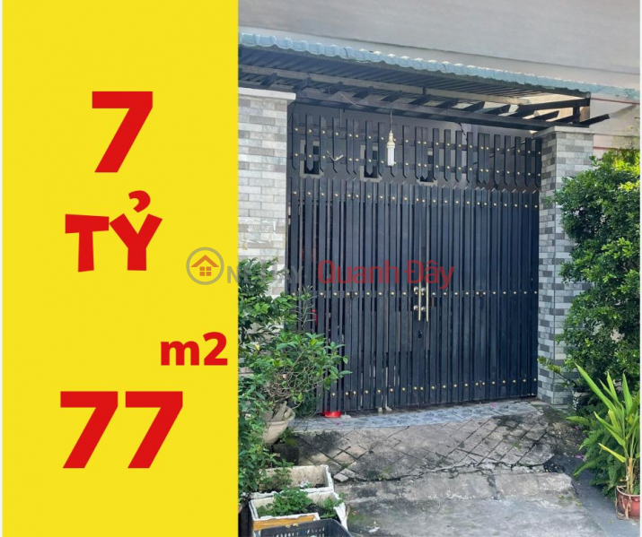 House for sale 2MT HXH 2 way, Huynh Tan Phat District 7, Level 4, 77m2, 5.3mx 18m, Price 7 billion, avoid car Sales Listings