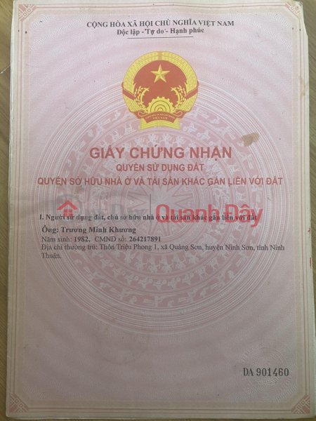 ĐẤT ĐẸP - GIÁ TỐT - Cần Bán Lô Đất Tại Xã Quảng Sơn Ninh Sơn, Ninh Thuận | Việt Nam | Bán, ₫ 1,3 tỷ