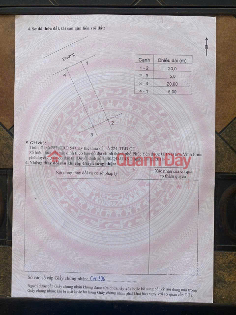 Land lot for sale 100m2 full residential land in Xuan Hoa Electricity and Water Urban Area, Cao Minh Commune - Phuc Yen City - Vinh Phuc. _0