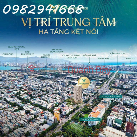 Apartment for rent at Vista Residence, 82m2, 2 bedrooms, stunning fireworks view in the heart of Da Nang. _0