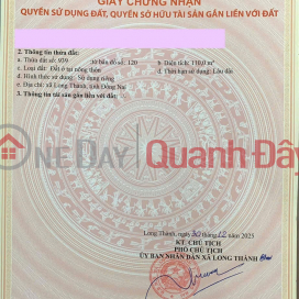 PRIME LAND – GOOD PRICE – OWNER SELLING in Loc An Binh Son Resettlement Area, Long Thanh Ward, Dong Nai City _0