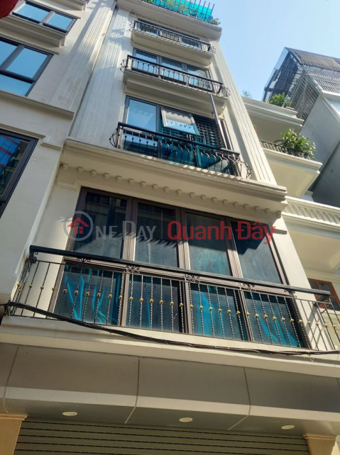 Selling house with 7-storey subdivision, elevator, car parking, 7-seater car stored indoors at lane 100 Trung Kinh, flower garden view, security _0