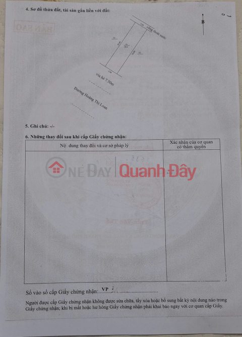 Bán đất đường Hoàng Thị Loan - sát ngã 4 Lý Thái Tông _0
