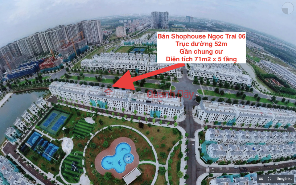 The owner sells the Pearl Shophouse 06 axes of 52m - Vinhomes Ocean Park Gia Lam Sales Listings