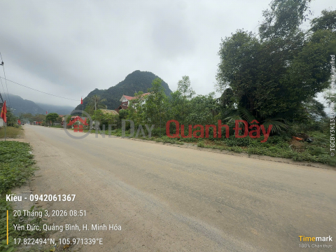 Land for sale by owner in Yen Thang village, Yen Hoa commune, Minh Hoa district, Quang Binh province. _0