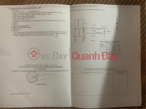 CHÍNH CHỦ CẦN BÁN NHANH LÔ ĐẤT TIỀM NĂNG TẠI TP Thủ Đức, TPHCM _0