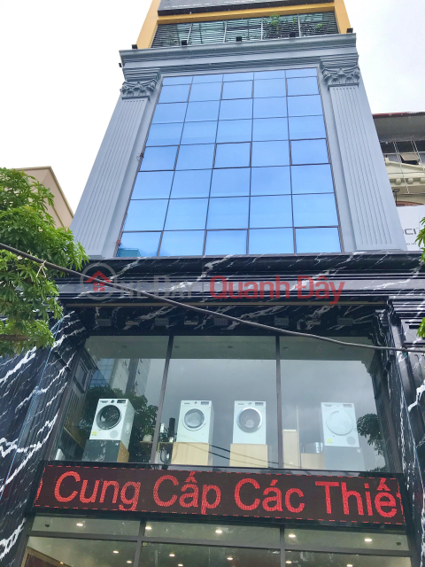 Bán Nhà Mặt Phố Hoàng Quốc Việt Showroom Mặt Tiền 8.4m 7 Tầng 3 thoáng Giá 132 Tỷ TL _0