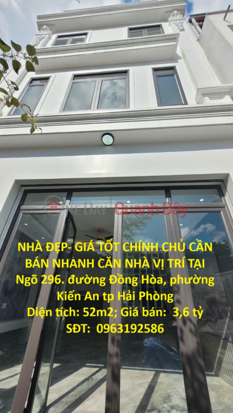 BEAUTIFUL HOUSE - GREAT PRICE - OWNER NEEDS TO SELL QUICKLY - HOUSE LOCATED IN KIEN AN WARD, HAI PHONG CITY _0