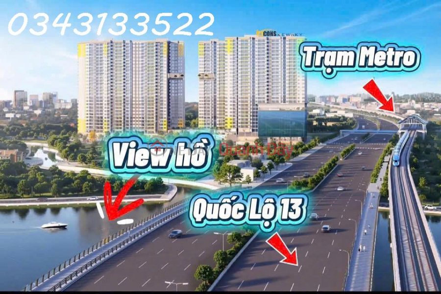 Property Search Vietnam | OneDay | Residential Sales Listings | Selling luxury apartments at Bcons New Sky, located on National Highway 13, opposite the Metro station.