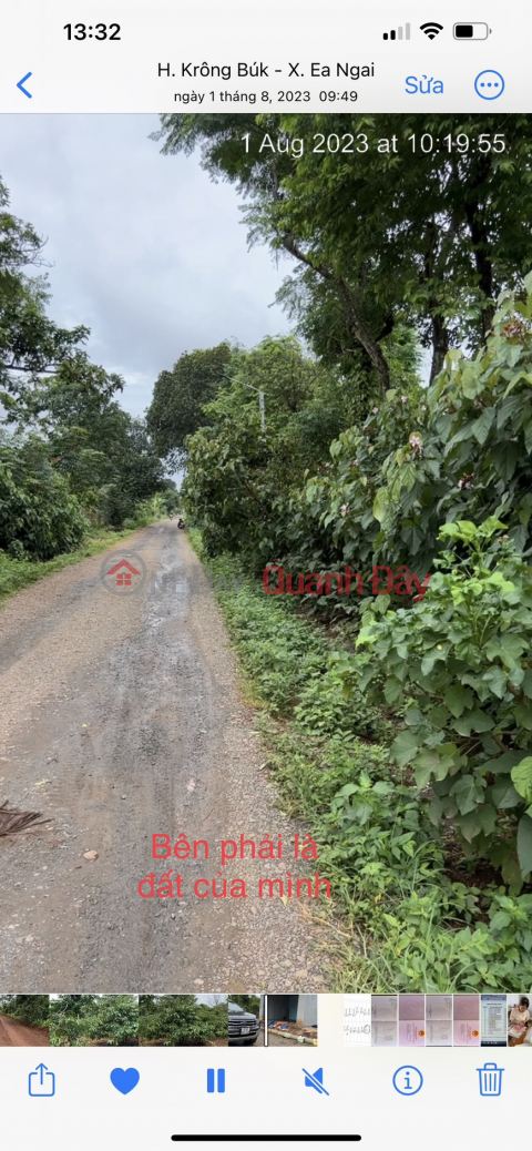 Owner's land 586.9m2, 8m road, Ea Tar commune, Cu Mgar district, Dak Lak province. Contact 0909888117 _0