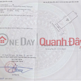 HOT HOT – OWNER NEEDS TO SELL HOUSE IN DONG HUONG WARD, THANH HOA CITY, THANH HOA PROVINCE _0