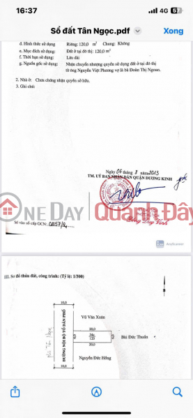 Lô Đất Mặt Tiền 6m Hiếm Có Tại Phố 183 Tân Thành ZALO 0567 222 555 Niêm yết bán