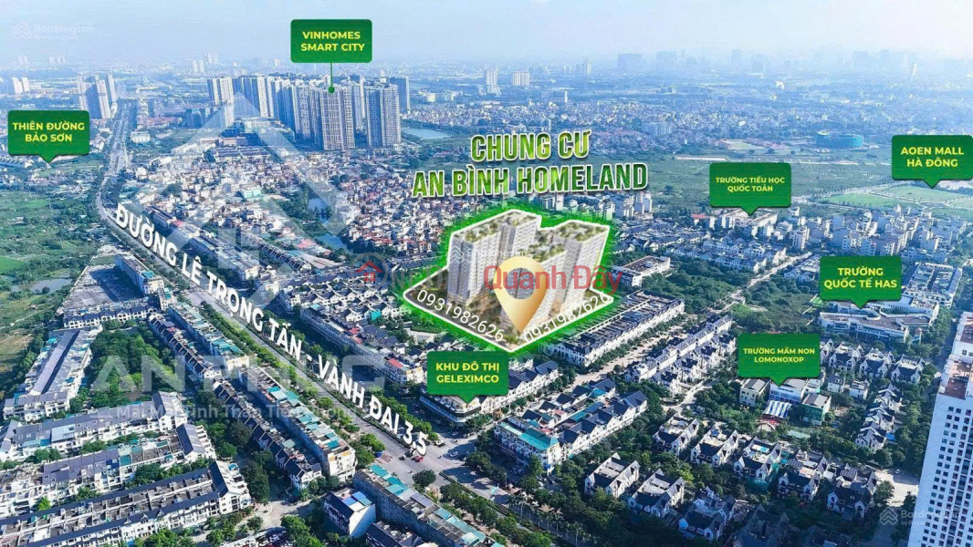 BOOKING AN BÌNH HOMELAND, GELEXINCO LÊ TRỌNG TẤN HÀ ĐÔNG GIÁ ĐẦU TƯ LH;093.198.2626 Niêm yết bán