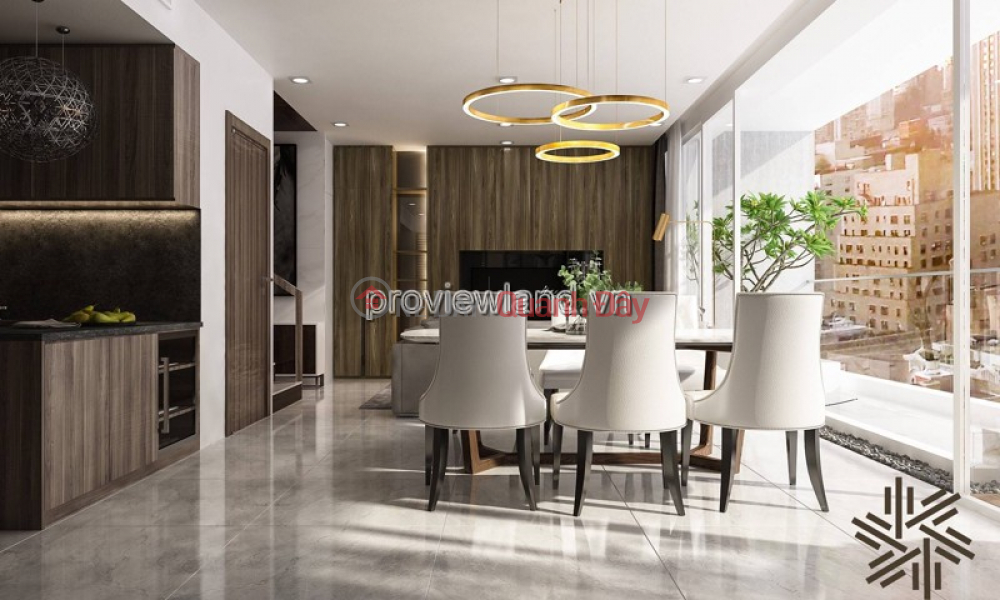 Serenity Sky Villa luxury apartment for rent in District 3 123m2 middle floor Vietnam | Rental | ₫ 103.5 Million/ month