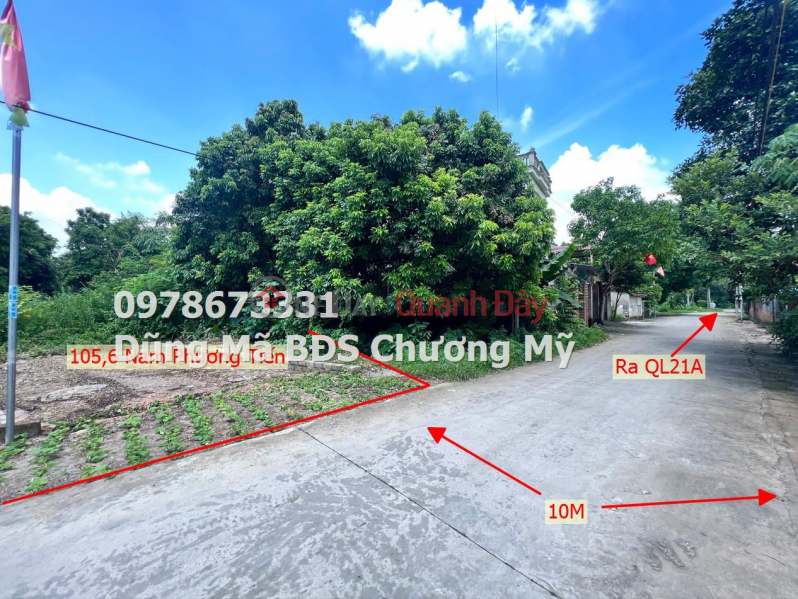 PRICE ONLY 1TY9 TO OWN A BEAUTIFUL LOT OF LAND IN NAM PHUONG TIEN-CHUONG MY Sales Listings