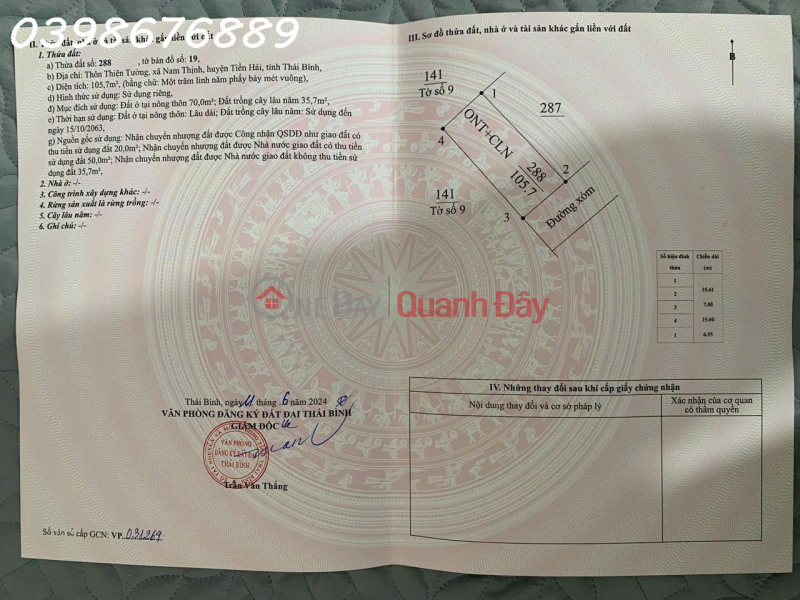 Property Search Vietnam | OneDay | Residential, Sales Listings | Golden Opportunity: Urgent Sale of 2 Super Rare Land Lots LK12