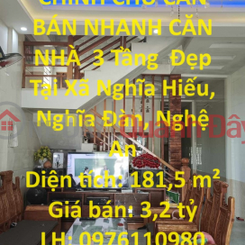 OWNER NEEDS TO SELL QUICKLY A BEAUTIFUL 3-STORY HOUSE IN Nghia Hieu Commune, Nghia Dan, Nghe An _0