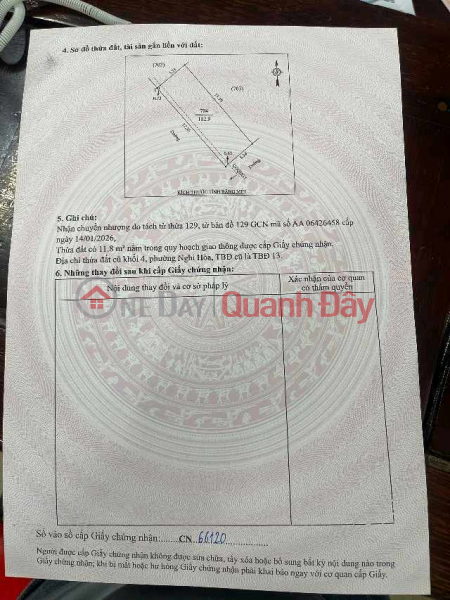 đất mặt đường song ngư Cửa lò nghệ an, Việt Nam, Bán đ 2,95 tỷ