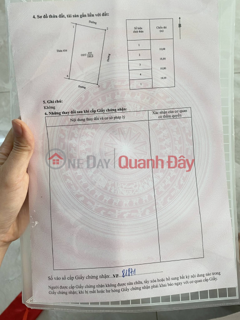 Selling a 180m2 plot of land with full residential zoning in Tam Diep Ward, Ninh Binh Province. (The plot has three street frontages) _0