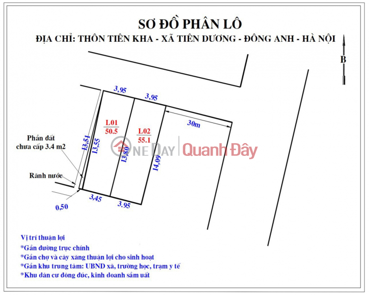 Selling a plot of land in a car alley in Tien Duong, priced at 2.4 billion 51m. The land is affordable, can be bought to live or invest Sales Listings