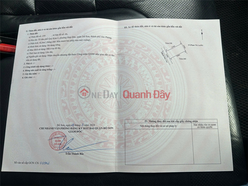 Property Search Vietnam | OneDay | Residential Sales Listings | 990 million 42.8m2 Quy Kim Hop Duc Do Son Zalo 0567222555