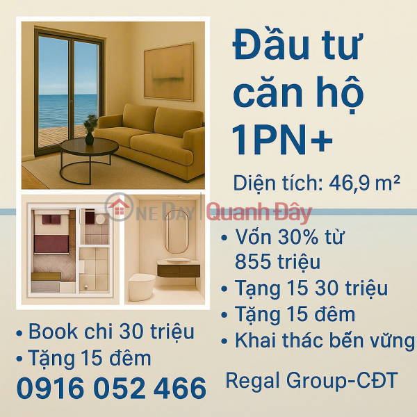 đ 2.7 Billion, Enjoy a balanced life between work and relaxation at 1 bedroom apartment 49m² - Signature Building