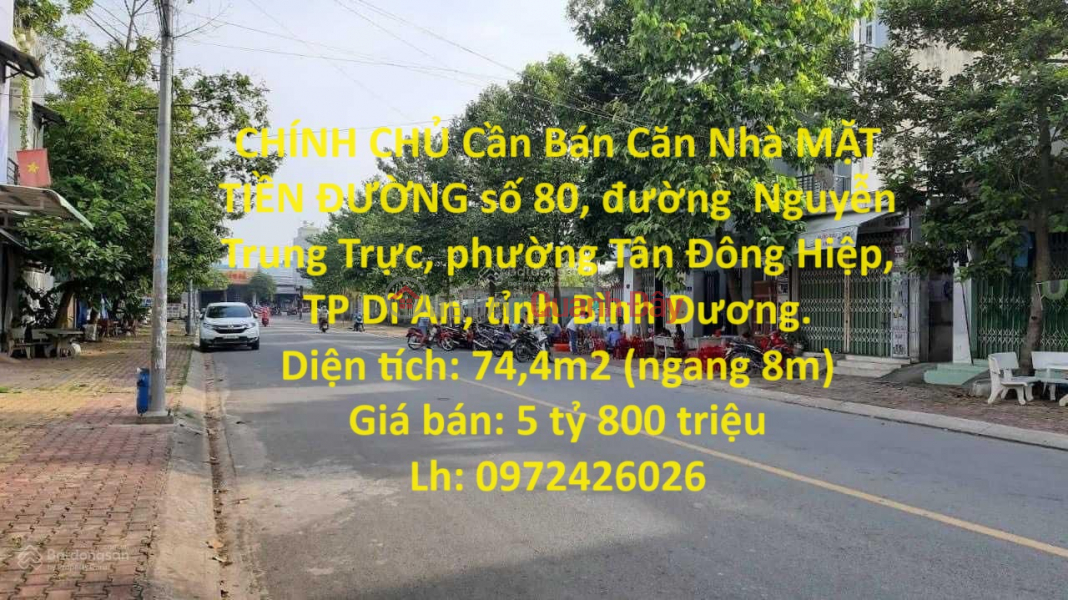 OWNER Needs to Sell House FRONT OF NGUYEN TRUNG STREET - DI AN Sales Listings