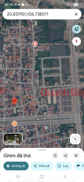 OWNER SELLING RESIDENTIAL LAND Located on Alley 138, Nam Hai Street, Dong Hai Ward, Hai An District, Hai Phong City, Vietnam, Sales, đ 2.4 Billion