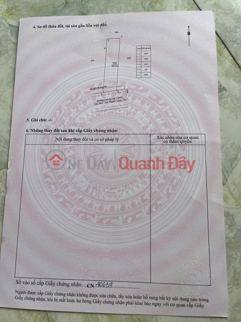 PRIME LAND – GOOD PRICE – OWNER SELLING RESIDENTIAL LAND PLOT in An Ninh Commune, Tay Ninh New Town _0
