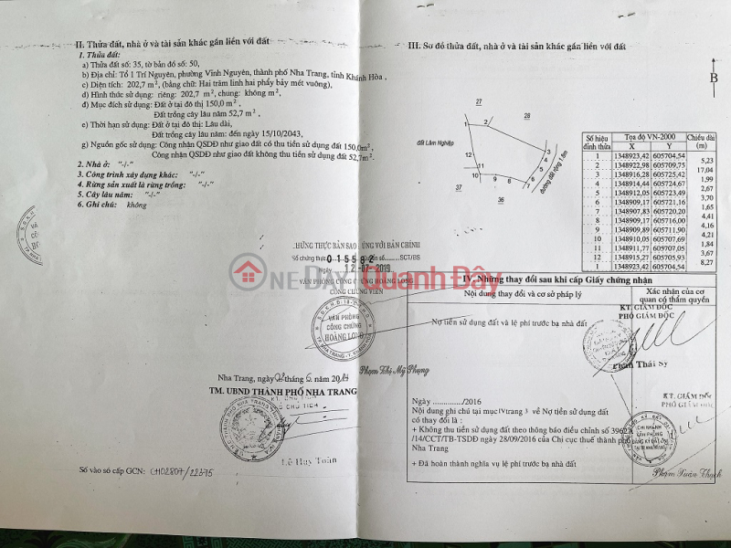 NHÀ CHÍNH CHỦ - CẦN BÁN GẤP - GIÁ TỐT - VỊ TRÍ ĐẸP Tại TP Nha Trang - Khánh Hòa, Việt Nam Bán | đ 3,2 tỷ