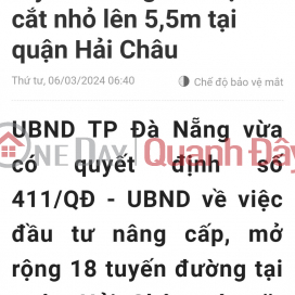 2-storey house, Hai Chau frontage, Hoa Son street, land area 66m2, size 4x16.5m, total price 4 billion, contact Soai 0978977973 to see the house and _0