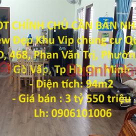 HOT HOT CHÍNH CHỦ CẦN BÁN NHANH Căn Hộ View Đẹp Khu Vip quận Gò Vấp, TPHCM _0