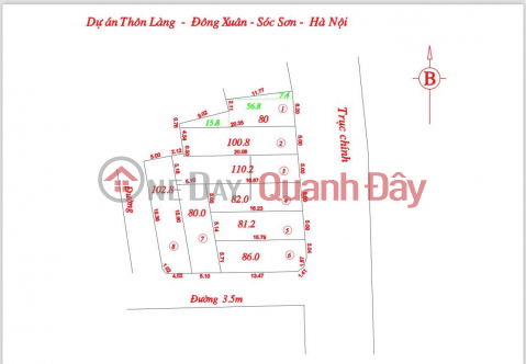 BEAUTIFUL LAND - GOOD PRICE - Need to Sell Quickly Land Lot in Prime Location in Phu Lo Commune, Soc Son, Hanoi _0