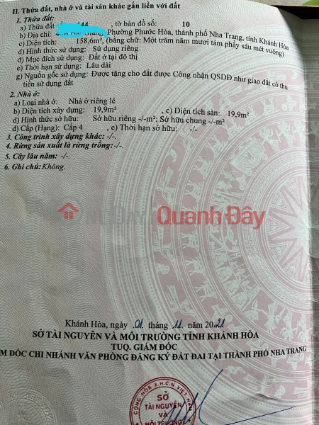 CHÍNH CHỦ CẦN BÁN NHANH CĂN NHÀ TẠI hát Giang, P.Phước Hòa, Nha Trang, Khánh Hòa, Việt Nam, Bán, đ 19,8 tỷ