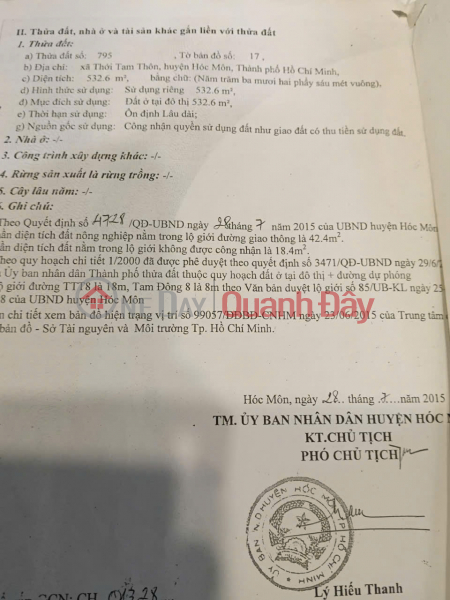 Property Search Vietnam | OneDay | Nhà ở Niêm yết bán, HOT HOT – CHÍNH CHỦ CẦN BÁN NHANH NHÀ TẠI Xã Đông THạnh, Hóc Môn, Hồ Chí Minh
