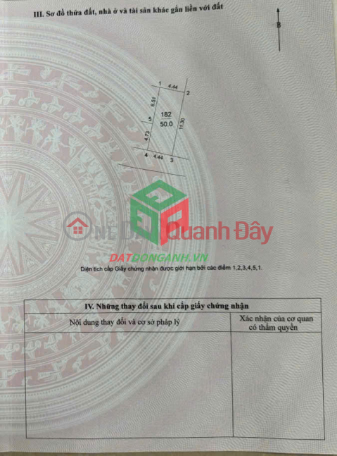 BÁN ĐẤT 50M2 THÔN ĐOÀI VIỆT HÙNG ĐÔNG ANH - THÔNG Ô TÔ NHỈNH 4 TỶ _0