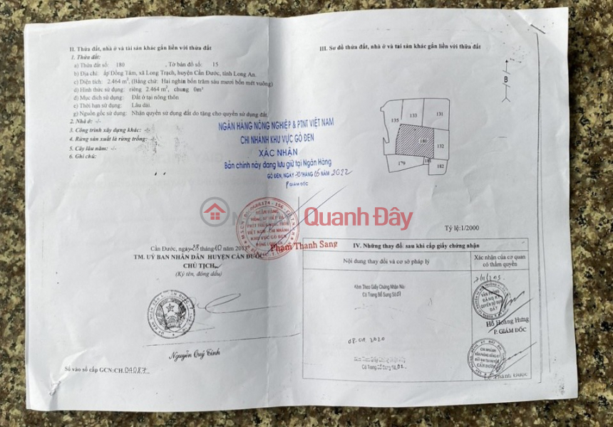 Property Search Vietnam | OneDay | Nhà ở Niêm yết bán, CHÍNH CHỦ CẦN BÁN Đất Nhà Ao Nuôi Cá Xã Long Trạch, Cần Đước, Long An