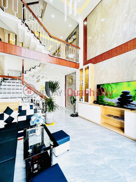 Beautiful house for sale with 3 floors, car alley (3.5x12) Street No. 1, Ward 13, Go Vap 4.6 billion VND, Vietnam Sales, đ 4.6 Billion