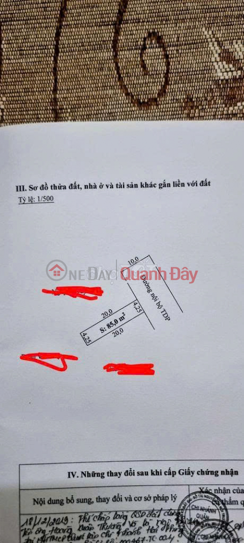 Bán lô đất 85m2 full thổ cư Thuộc Tổ Dân Phố Tân Hợp – Tân Thành – Dương Kinh – Hải Phòng. _0