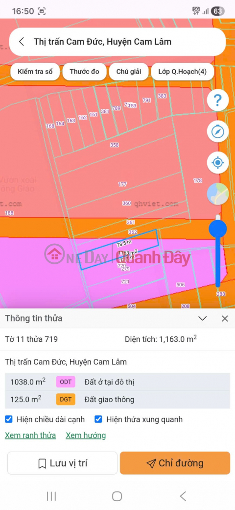 ĐẤT ĐẸP - ĐẦU TƯ SINH LỜI - Cần Bán Đất Thị Trấn Cam Đức, Cam Lâm, Khánh Hòa _0