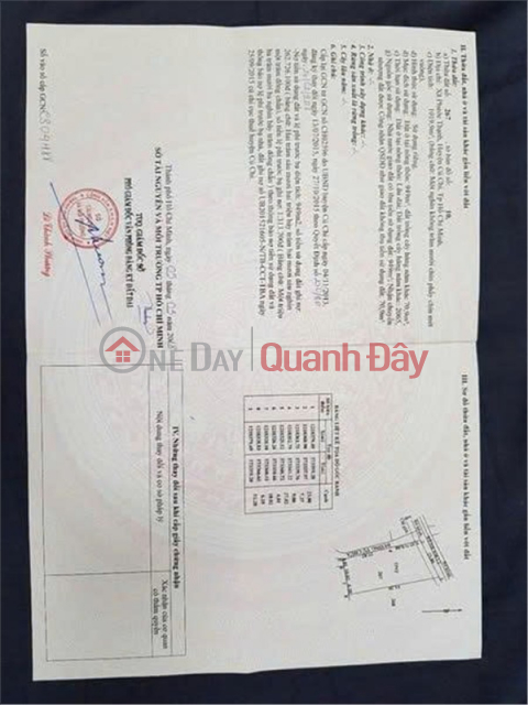 HOT HOT – CHÍNH CHỦ CẦN BÁN LÔ ĐẤT VỊ TRÍ ĐẸP TẠI Xã Phước Thạnh, Huyện Củ Chi, TP HCM _0
