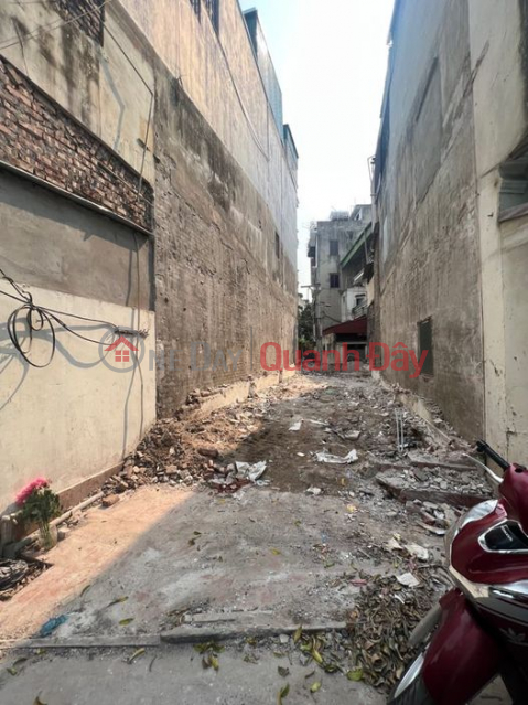 Land for sale on Nguyen Khoai, 61m2, front and rear alleys, car and business _0