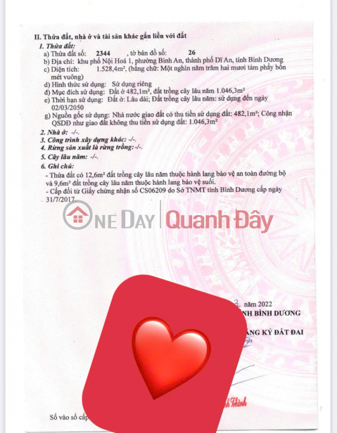 ĐẤT ĐẸP - GIÁ TỐT - Cần Bán Nhanh Lô Đất Đẹp Vị Trí Tại Thành Phố Dĩ An, Tỉnh Bình Dương _0