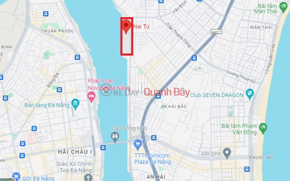 Property Search Vietnam | OneDay | Residential, Sales Listings, ► Nai Tu frontage close to the Han River bank, 69m2, 3 floors, 4.x billion