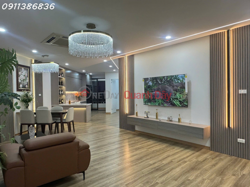 Property Search Vietnam | OneDay | Residential Sales Listings | Beautiful corner apartment, 17T4, facing Hoang Dao Thuy street, 115m², 3 bedrooms, stunning view, fully furnished.